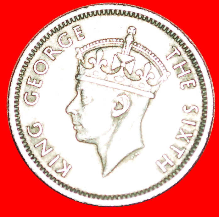  √ GROSSBRITANNIEN: MALAYA ★ 10 CENTS 1950 GEORGE VI (1936-1952)!   