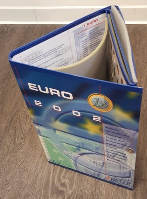  Euro-Kursmünzensätze  Der Euro 2002  FM-Frankfurt  Komplettkollektion   