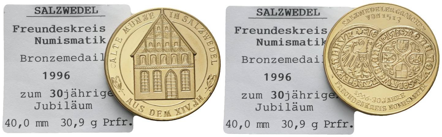  Salzwedel, Medaille   