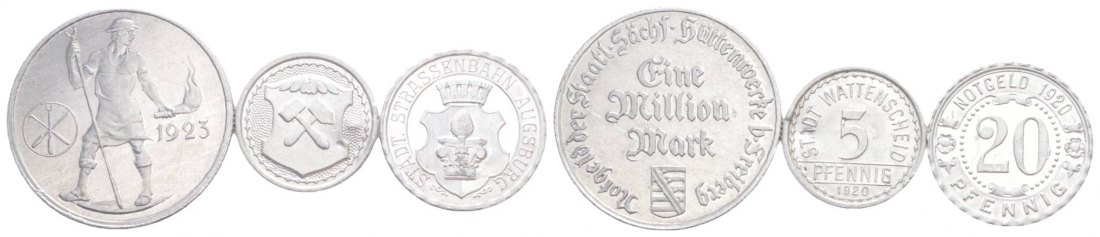  Notgeld (3 Kleinmünzen)   