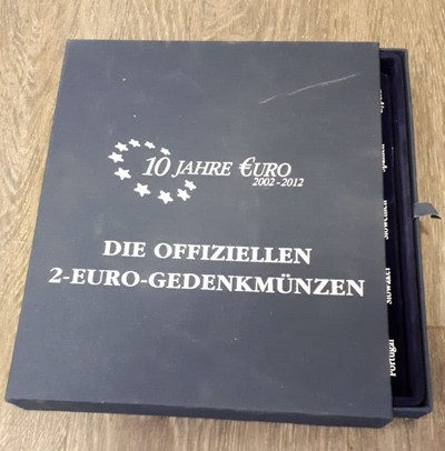 17x 2 Euro '10 Jahre Euro 2002-2012' (Gedenkmünzen)  FM-Frankfurt   