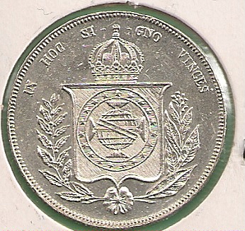  Brasilien - 1000 Reis 1856   