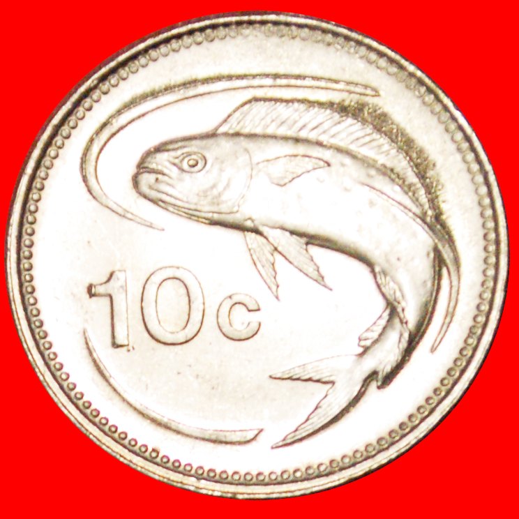  √ FISCH (1991-2007): MALTA ★ 10 CENTS 1991!   