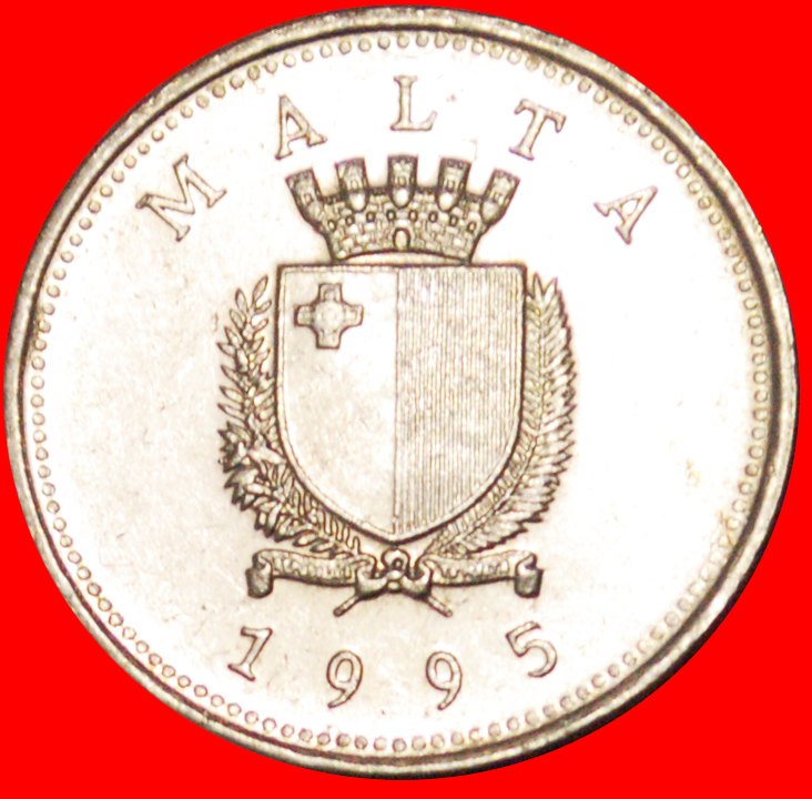  √ FISCH (1991-2007): MALTA ★ 10 CENTS 1995!   