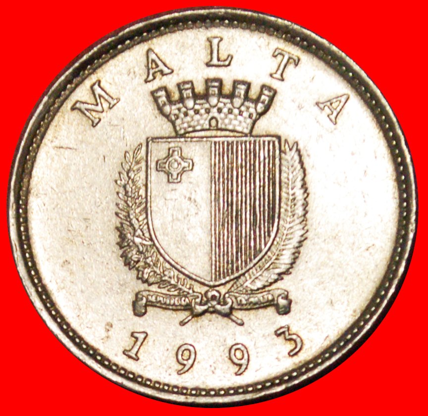  √ ROSE (1991-2007): MALTA ★ 25 CENTS 1993! LOW START ★ NO RESERVE!   