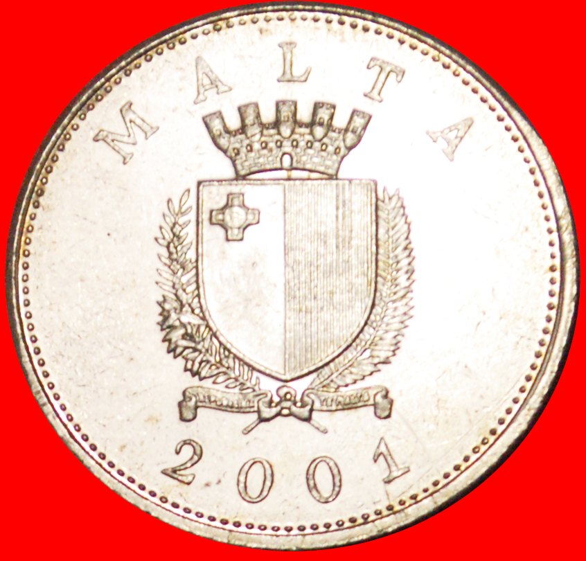  √ ROSE (1991-2007): MALTA ★ 25 CENTS 2001!   