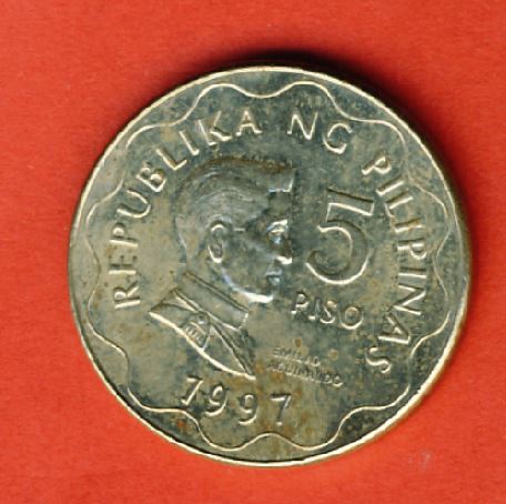  Philippinen 5 Piso 1997   