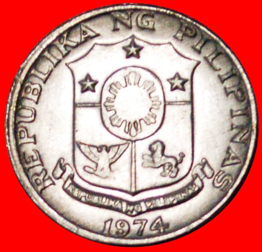  # SONNE: PHILIPPINEN ★ 1 SENTIMO 1974 STG STEMPELGLANZ!   