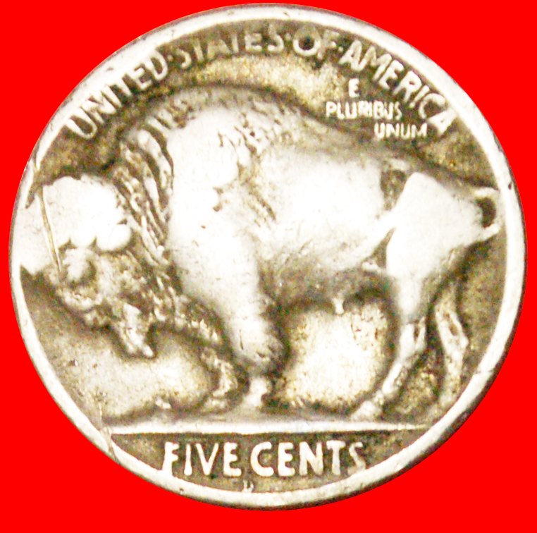 # KOPF INDIANERS (1913-1938): USA VEREINIGTEN STAATEN ★ 5 CENTS 1920D SELTEN JAHR!