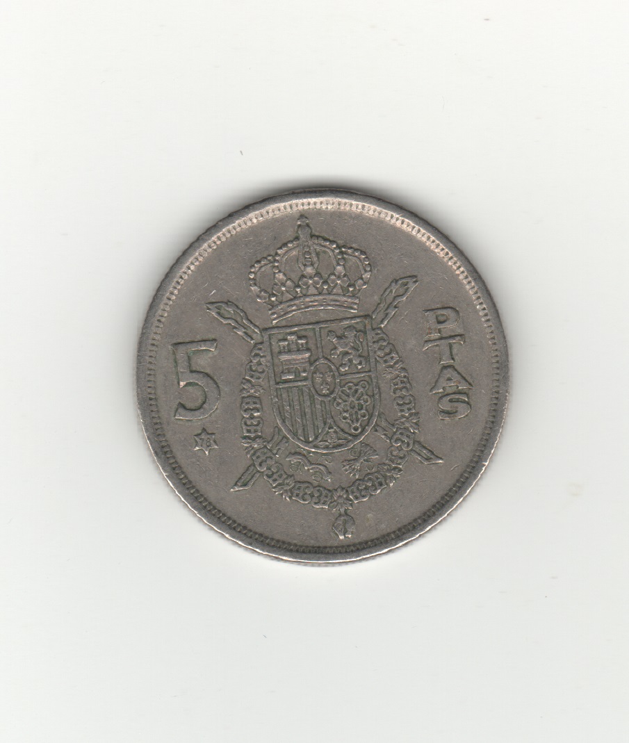  Spanien 5 Pesetas 1978   