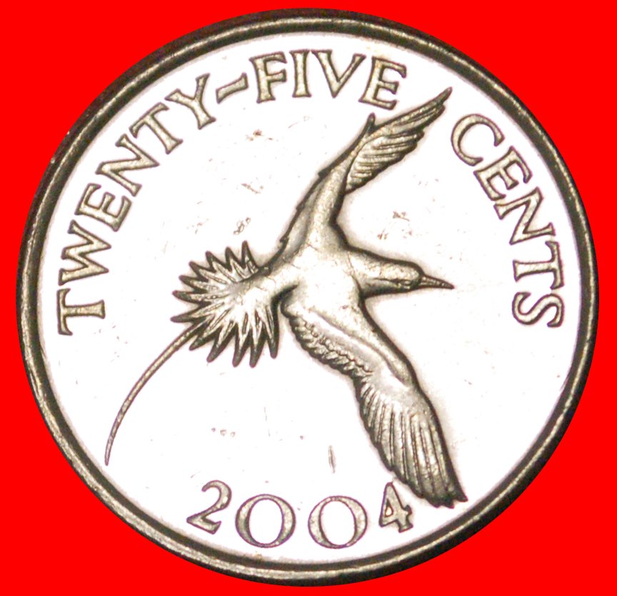 # BIRD: BERMUDA ★ 25 CENTS 2004! LOW START★ NO RESERVE!