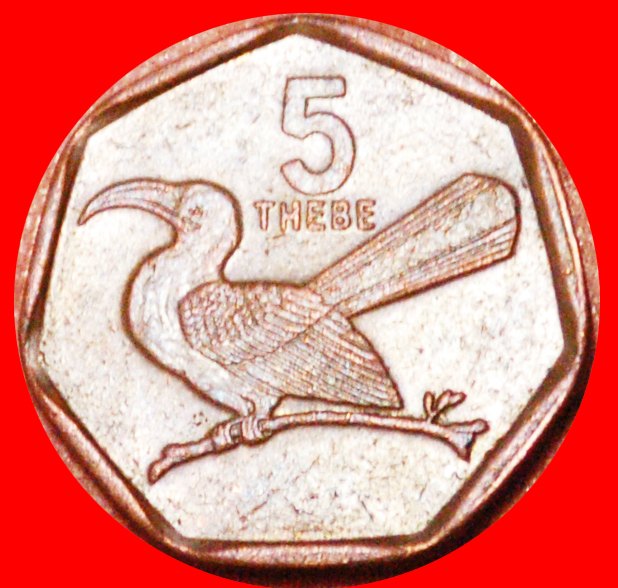  # BIRD: BOTSWANA ★ 5 THEBE 1998! LOW START★ NO RESERVE!   