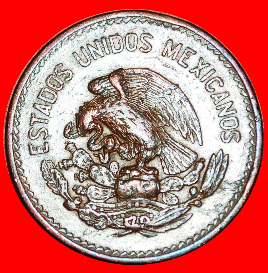  * PYRAMID OF THE SUN: MEXICO ★ 20 CENTAVOS 1952 UNCOMMON YEAR! LOW START ★ NO RESERVE!   