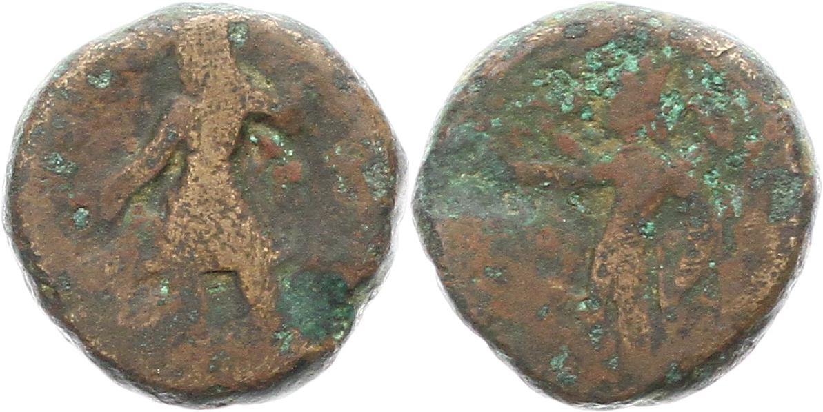  0309 Kushan  Kanisnhka  130 - 58 v. Chr. AE   