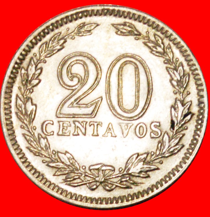  # STERNE: ARGENTINIEN ★ 20 CENTAVOS 1935!   