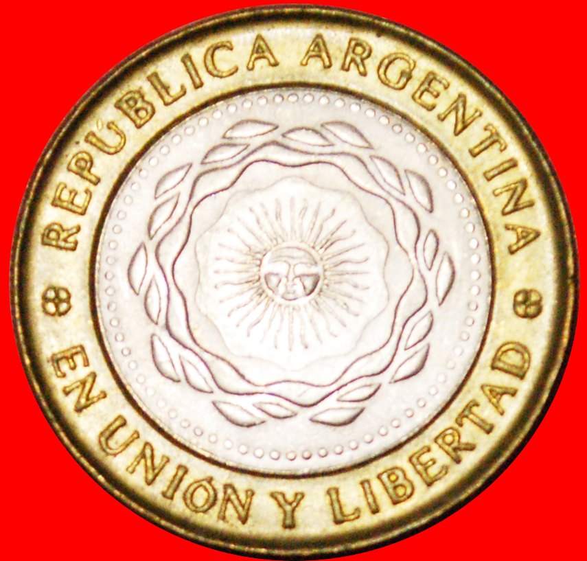  # SUN: ARGENTINA ★ 2 PESO 2011 MINT LUSTER! LOW START ★ NO RESERVE!   