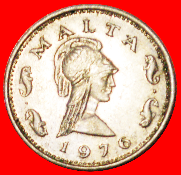  √ DOLPHINS (1972-1982): MALTA ★ 2 CENTS 1976! LOW START ★ NO RESERVE!   
