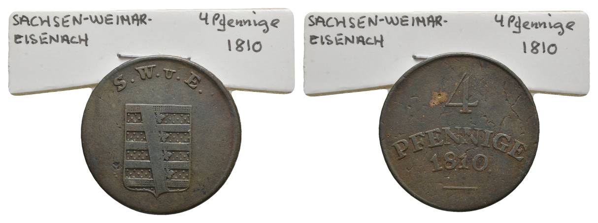  Altdeutschland, Kleinmünze 1810   