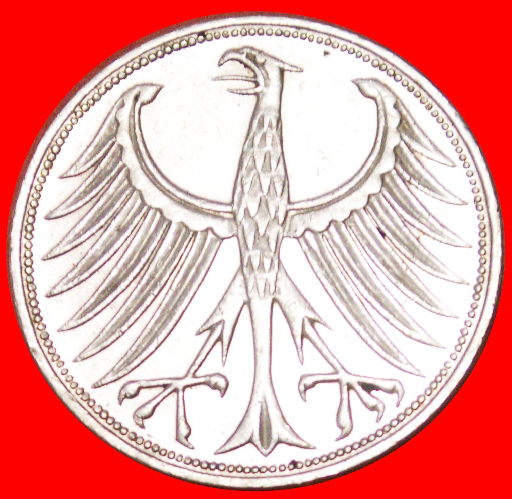 # SILBER: DEUTSCHLAND ★ 5 MARK 1972F!