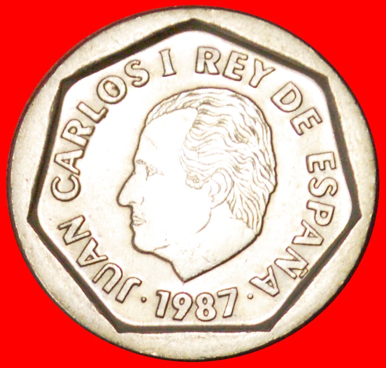  # JUAN CARLOS I (1975-2014): SPANIEN ★ 200 PESETAS 1987!   