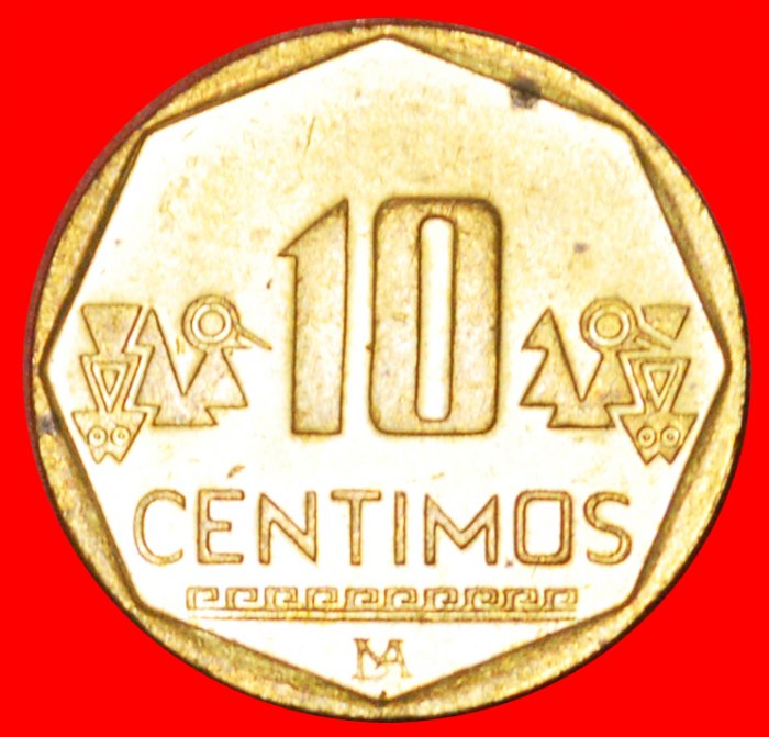  # VÖGEL: PERU ★ 10 CENTIMOS 2009 VZGL STEMPELGLANZ!   