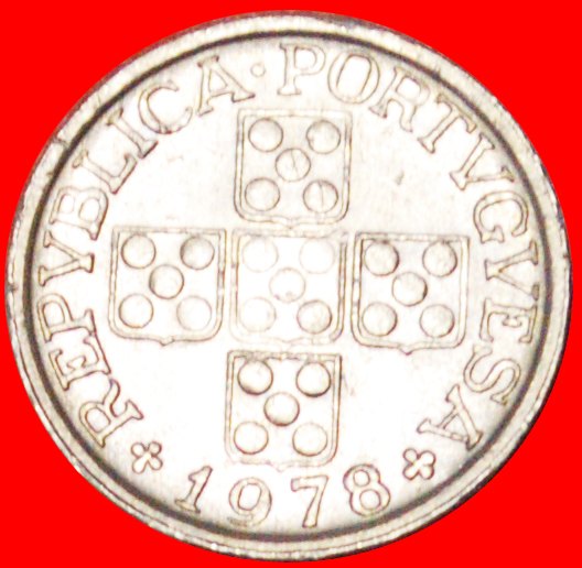  # OLIVEN (1969-1979): PORTUGAL ★ 10 CENTAVOS 1978 VZGL STEMPELGLANZ!   