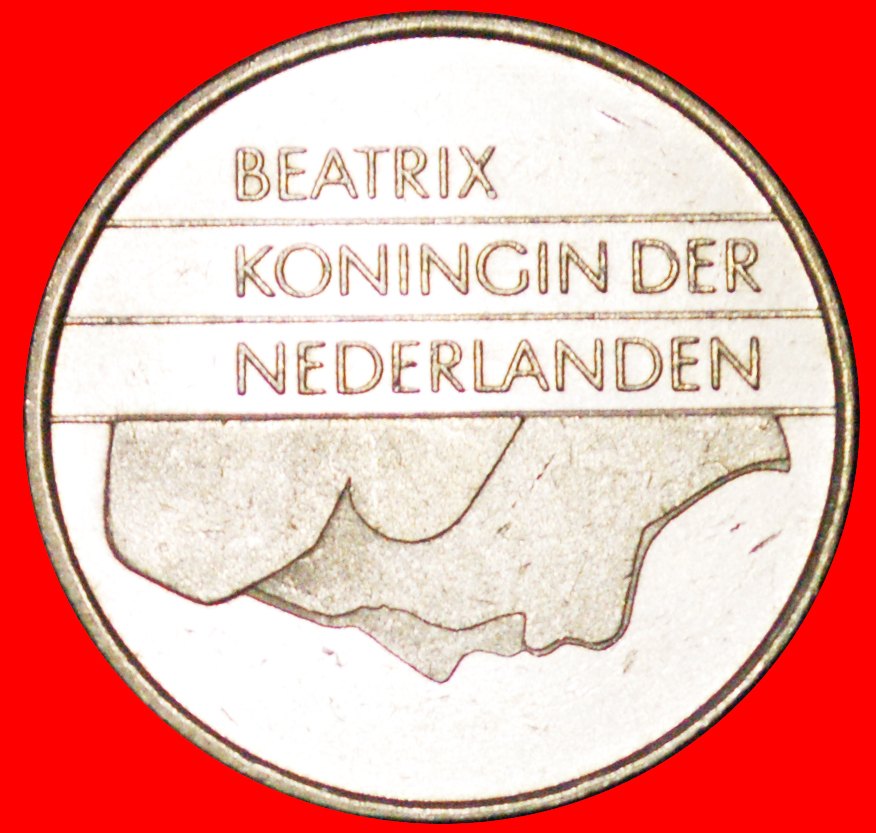  # PORTRAIT DOWN: NETHERLANDS ★ 1 GUILDER 1988 MINT LUSTER! LOW START ★ NO RESERVE! Beatrix (1980-201   