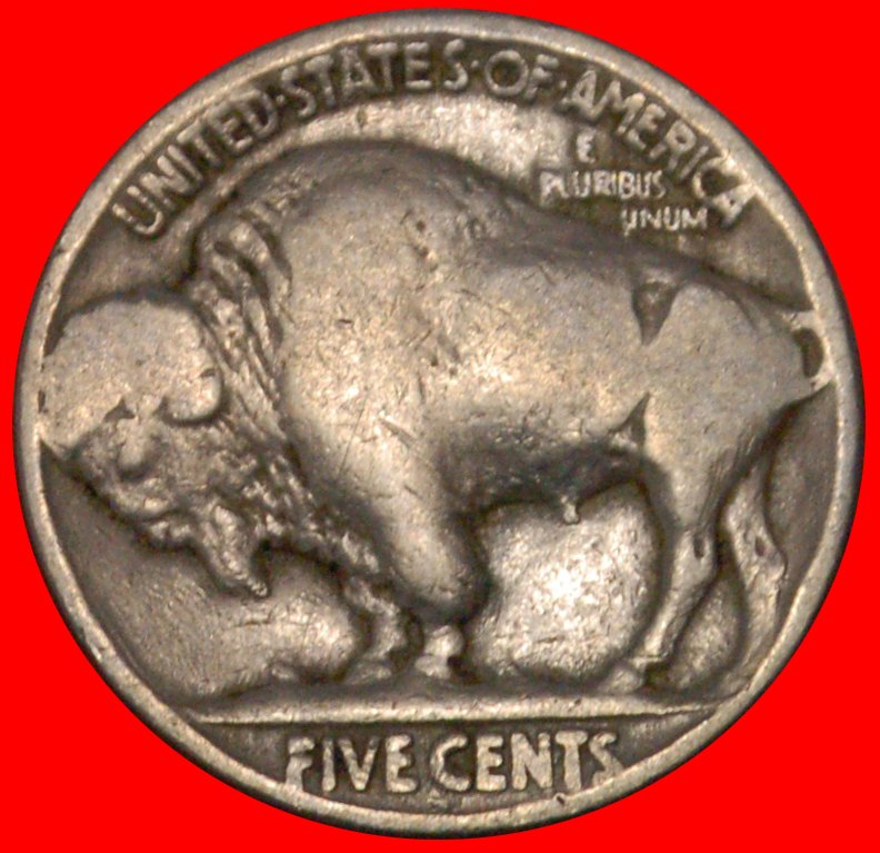  # KOPF INDIANERS (1913-1938): VEREINIGTEN STAATEN USA ★ 5 CENTS 1919!   