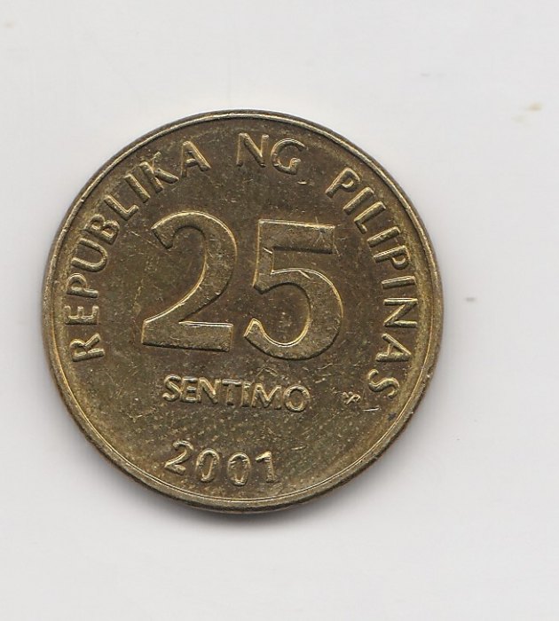  25 Sentimo Philippinen 2001 (I259)   