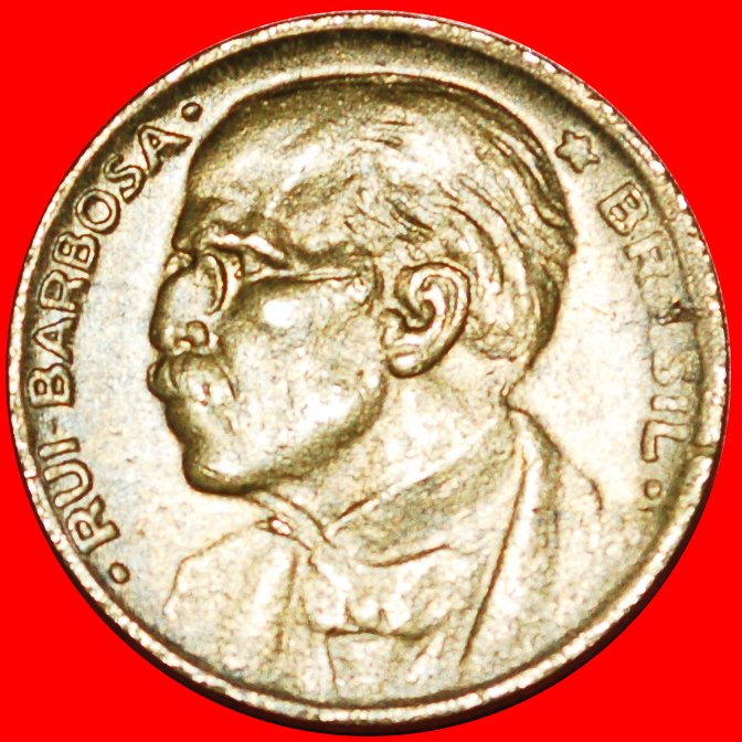  # ERROR: BRAZIL ★ 20 CENTAVOS 1950 BARBOSA (1849-1923)! LOW START ★ NO RESERVE!   