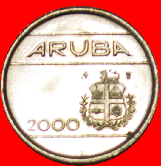  # NIEDERLANDE: ARUBA ★ 5 CENTS 2000 VZGL STEMPELGLANZ!   