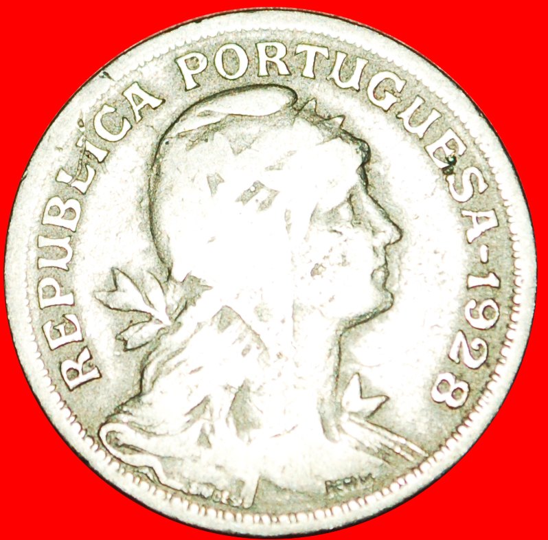  # FREIHEIT (1927-1968): PORTUGAL ★ 50 CENTAVOS 1928! OHNE VORBEHALT!   