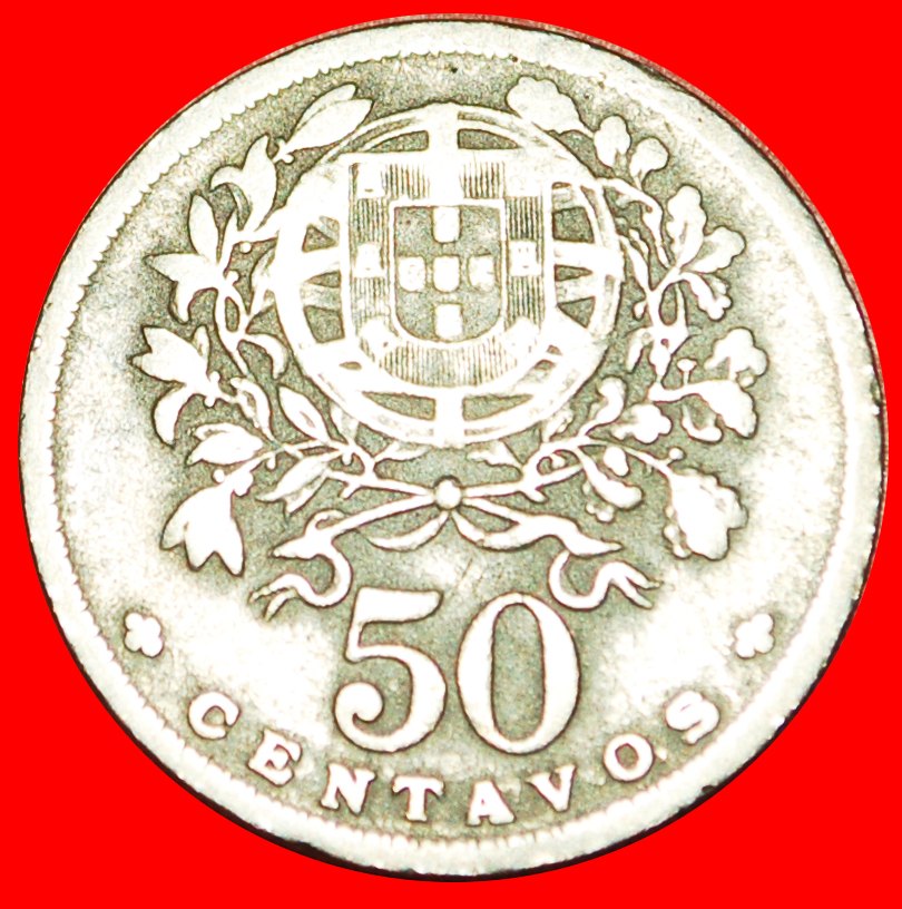  # FREIHEIT (1927-1968): PORTUGAL ★ 50 CENTAVOS 1947! OHNE VORBEHALT!   