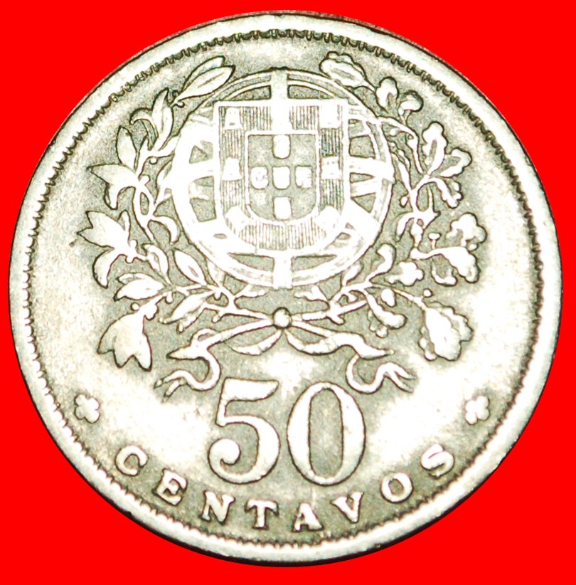  # FREIHEIT (1927-1968): PORTUGAL ★ 50 CENTAVOS 1951! OHNE VORBEHALT!   