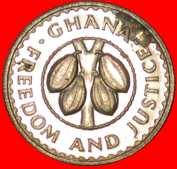  # CACAO: GHANA ★ 5 PESEWAS 1973 BU! LOW START ★ NO RESERVE!   