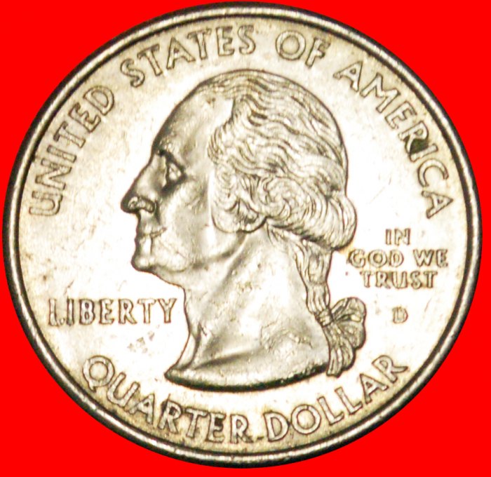  § FAHRZEUG 1816: VEREINIGTEN STAATEN USA ★ 1/4 DOLLAR 2002D OHNE VORBEHALT! Washington (1789-1797)   