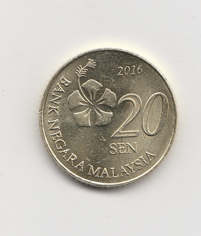  20 Sen Malaysia 2016 (I271)   