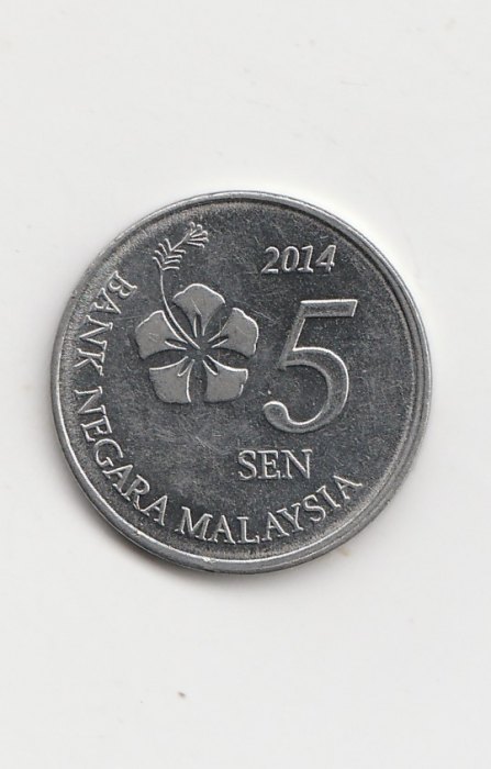  5 Sen Malaysia  2014 (I280)   