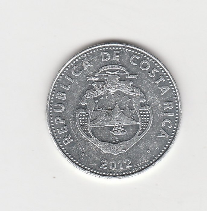  5 Colones Costa Rica 2012 (I292)   