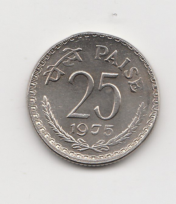 25 Paise Indien 1975 (I321)
