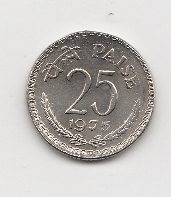  25 Paise Indien 1975   (I321)   