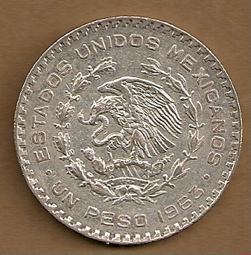  Mexico - 1 Peso 1963   