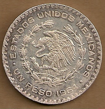  Mexico - 1 Peso 1964   