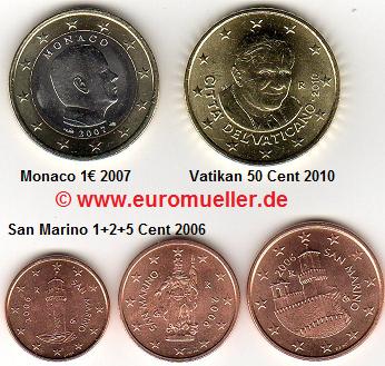 Monaco Kleinstaaten Lot Monaco/San Marino/Vatikan...unc.   