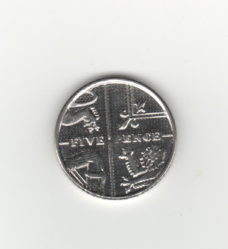  Großbritannien 5 Pence 2013   