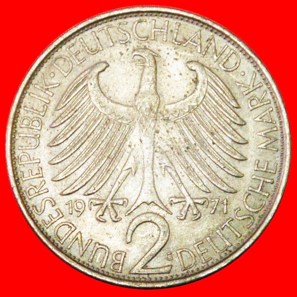  # NOBEL PRIZE LAUREATE 1918: GERMANY★ 2 MARKS 1971G MAX PLANCK (1858 - 1947) LOW START ★ NO RESERVE!   