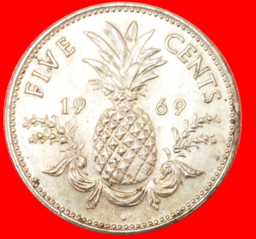  # GROSSBRITANNIEN: BAHAMAS ★ 5 CENTS 1969! OHNE VORBEHALT!   