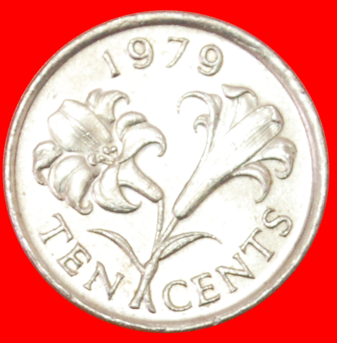  # FLOWER (1970-1985): BERMUDA ★ 10 CENTS 1979! LOW START ★ NO RESERVE!   
