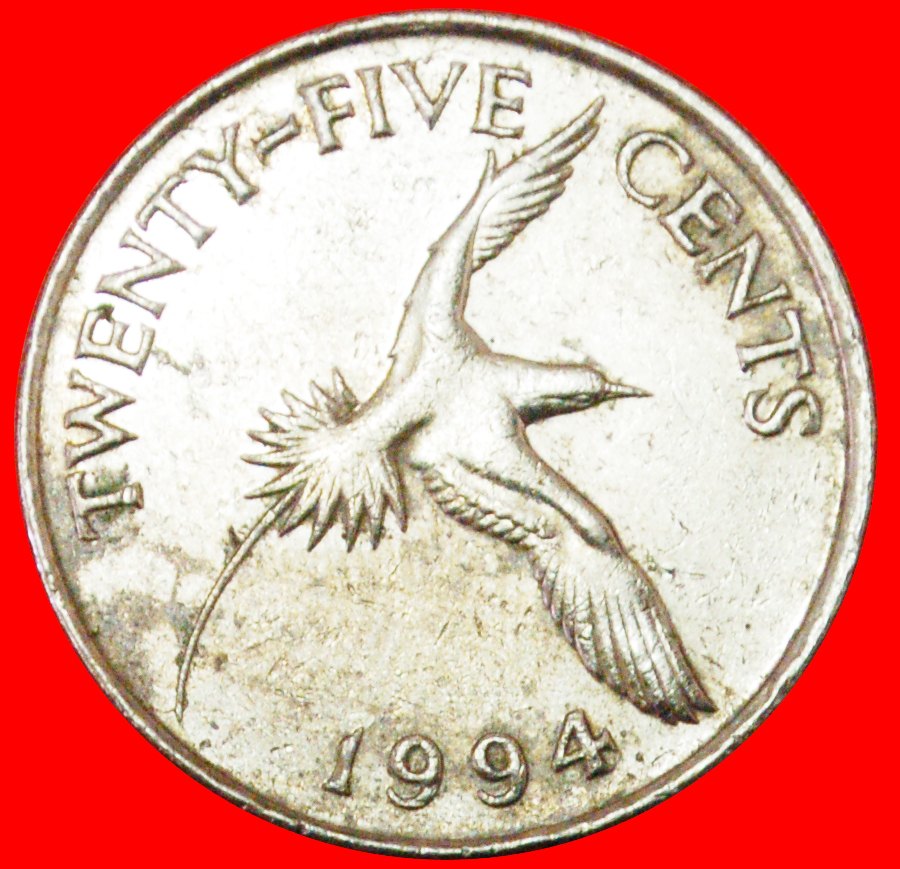  # VOGEL (1986-1998): BERMUDA ★ 25 CENTS 1994! OHNE VORBEHALT!   