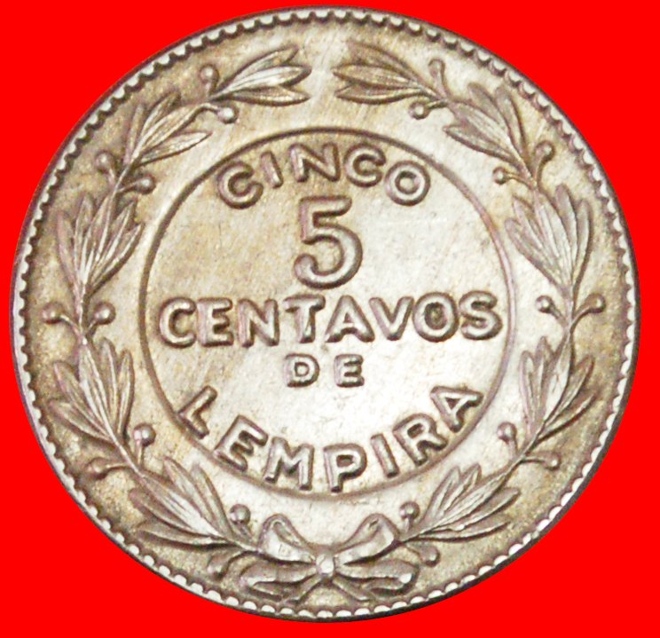  # USA (1931-1980): HONDURAS ★ 5 CENTAVOS DE LEMPIRA 1956! OHNE VORBEHALT!   
